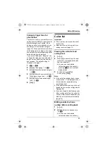 Предварительный просмотр 33 страницы Panasonic KX-TG7522AL Operating Instructions Manual