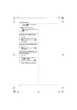 Предварительный просмотр 34 страницы Panasonic KX-TG7522AL Operating Instructions Manual