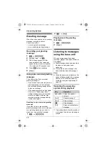 Предварительный просмотр 36 страницы Panasonic KX-TG7522AL Operating Instructions Manual