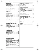 Preview for 2 page of Panasonic KX-TG7534B Operating Instructions Manual