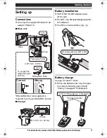 Предварительный просмотр 9 страницы Panasonic KX-TG7534B Operating Instructions Manual