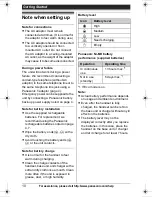 Preview for 10 page of Panasonic KX-TG7534B Operating Instructions Manual