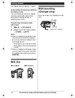 Preview for 14 page of Panasonic KX-TG7534B Operating Instructions Manual