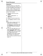 Preview for 20 page of Panasonic KX-TG7534B Operating Instructions Manual