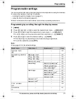 Preview for 21 page of Panasonic KX-TG7534B Operating Instructions Manual