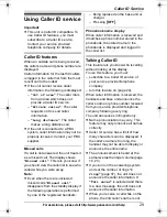 Preview for 29 page of Panasonic KX-TG7534B Operating Instructions Manual