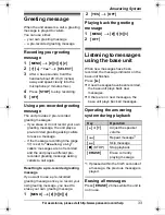 Preview for 33 page of Panasonic KX-TG7534B Operating Instructions Manual