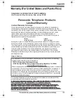 Preview for 55 page of Panasonic KX-TG7534B Operating Instructions Manual