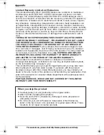 Preview for 56 page of Panasonic KX-TG7534B Operating Instructions Manual