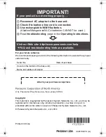 Preview for 60 page of Panasonic KX-TG7534B Operating Instructions Manual