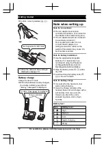 Предварительный просмотр 12 страницы Panasonic KX-TG7621 series Operating Instructions Manual