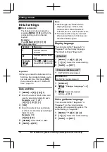 Предварительный просмотр 18 страницы Panasonic KX-TG7621 series Operating Instructions Manual