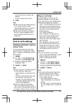 Предварительный просмотр 21 страницы Panasonic KX-TG7621 series Operating Instructions Manual