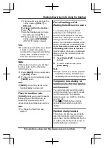 Предварительный просмотр 27 страницы Panasonic KX-TG7621 series Operating Instructions Manual