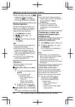 Предварительный просмотр 28 страницы Panasonic KX-TG7621 series Operating Instructions Manual