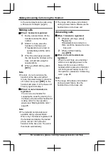 Предварительный просмотр 30 страницы Panasonic KX-TG7621 series Operating Instructions Manual