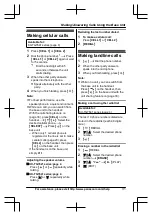 Предварительный просмотр 31 страницы Panasonic KX-TG7621 series Operating Instructions Manual