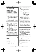 Предварительный просмотр 32 страницы Panasonic KX-TG7621 series Operating Instructions Manual