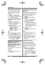 Предварительный просмотр 52 страницы Panasonic KX-TG7621 series Operating Instructions Manual