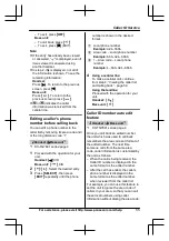 Предварительный просмотр 55 страницы Panasonic KX-TG7621 series Operating Instructions Manual