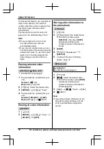 Предварительный просмотр 56 страницы Panasonic KX-TG7621 series Operating Instructions Manual