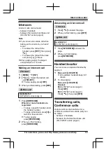 Предварительный просмотр 69 страницы Panasonic KX-TG7621 series Operating Instructions Manual