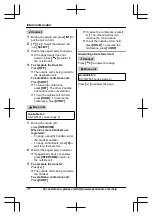 Предварительный просмотр 70 страницы Panasonic KX-TG7621 series Operating Instructions Manual