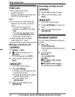 Предварительный просмотр 66 страницы Panasonic KX-TG7622, KX-TG7623, KX-TG762 Operating Instructions Manual