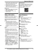 Предварительный просмотр 9 страницы Panasonic KX-TG7622B Operating Instructions Manual