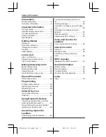 Preview for 2 page of Panasonic KX-TG7652AZ Operating Instructions Manual