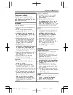 Preview for 5 page of Panasonic KX-TG7652AZ Operating Instructions Manual