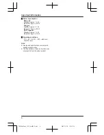 Preview for 8 page of Panasonic KX-TG7652AZ Operating Instructions Manual