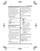 Preview for 37 page of Panasonic KX-TG7652AZ Operating Instructions Manual