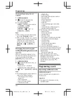 Preview for 38 page of Panasonic KX-TG7652AZ Operating Instructions Manual