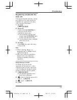 Preview for 39 page of Panasonic KX-TG7652AZ Operating Instructions Manual