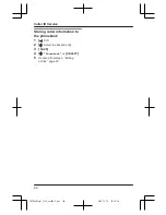 Preview for 44 page of Panasonic KX-TG7652AZ Operating Instructions Manual