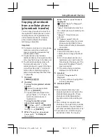 Preview for 45 page of Panasonic KX-TG7652AZ Operating Instructions Manual