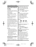 Preview for 54 page of Panasonic KX-TG7652AZ Operating Instructions Manual