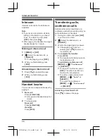 Preview for 56 page of Panasonic KX-TG7652AZ Operating Instructions Manual