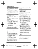 Preview for 44 page of Panasonic KX-TG7731C Operating Instructions Manual