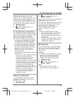 Preview for 55 page of Panasonic KX-TG7731C Operating Instructions Manual