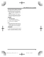 Preview for 57 page of Panasonic KX-TG7731C Operating Instructions Manual