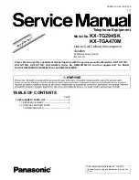 Предварительный просмотр 11 страницы Panasonic KX-TG7733M Service Manual