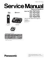 Preview for 1 page of Panasonic KX-TG7741S Service Manual