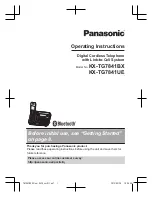 Preview for 1 page of Panasonic KX-TG7841BX Operating Instructions Manual