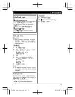 Preview for 13 page of Panasonic KX-TG7841BX Operating Instructions Manual