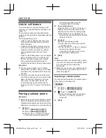 Preview for 14 page of Panasonic KX-TG7841BX Operating Instructions Manual