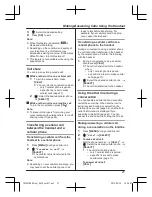 Preview for 21 page of Panasonic KX-TG7841BX Operating Instructions Manual