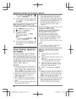 Preview for 22 page of Panasonic KX-TG7841BX Operating Instructions Manual