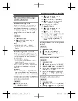 Preview for 51 page of Panasonic KX-TG7841BX Operating Instructions Manual